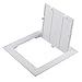 ABS Wall Access Panel Hatch Cover for Plumbing and Electrical Systems – Removable Inspection Door with Hinged Design, 100x100 mm to 200x200 mm Sizes, White(160 * 160mm)