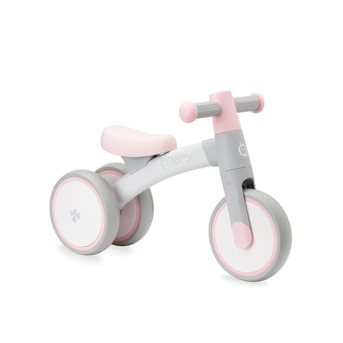 MoMi Tedi Kinderlaufrad für Mädchen und Jungen (max. Körpergewicht 25 kg), Mini-Laufdreirad mit pannensicheren Kunststoffrädern, Leichter Metallrahmen – 1,2kg