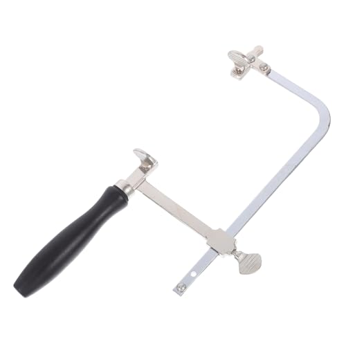 SOIMISS Fatta a Mano Telaio Della Lama Segata a Filo Bow Hack- Frame Di a u Arco Per Taglio Del Metallo Seghetta Da Taglio Del Filo Arco Di Regolabile Prua Ferro