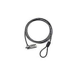 Targus Defcon Serialized Cable Lock - Galvanized Steel - 6.5ft