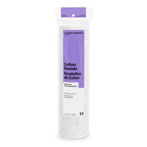 Amazon Basics Hypoallergenic Cotton Rounds...