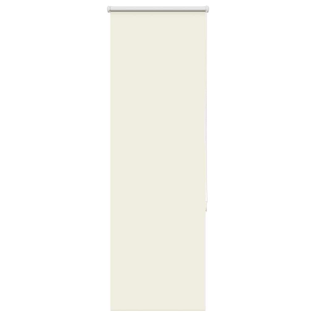 Store enrouleur occultant blanc cassé 60x175cm pour fenêtre de chambre