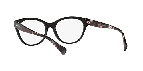 Ralph Lauren Occhiali Unisex Adulto, Shiny Black On Nude/Brown Gradient, 54 - 6