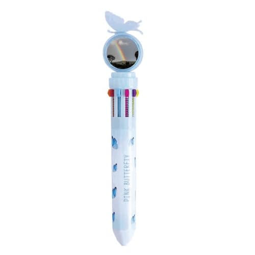 Stylo bille rétractable multicolore Rainbow au design nature paysage