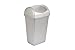 Tontarelli Poubelle Rectangulaire, Argent 25L