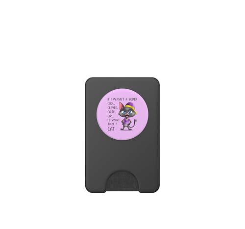 PopSockets PopWallet MagSafe chat fille femme support portefeuille - 2