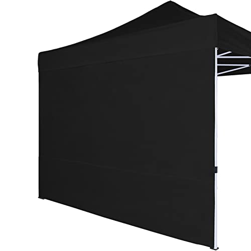 COOSHADE 10x10 Canopy SunWall, Black, 1 Pack