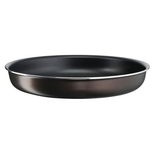 Tefal Ingenio L1500402 Bratpfanne, 24 cm, Antihaftbeschichtung, stapelbar, spülmaschinengeeignet, Easy Plus L1500402, Schwarz