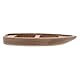 UKCOCO Kleines Deko Boot Holz: Klassisches Holzboot Modell Aus Natürlichem Holz Für Nautische Feiern Deko DIY Kunsthandwerk,17.00 X 6.50 X 2.10 Cm