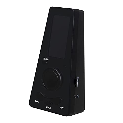 Digital Metronome With Volume Control Lcd Display Screen For Music Instrument Ukulele, Black #TOP25