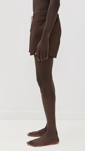 OAS Men's Espresso Calo Swim Shorts 4"4