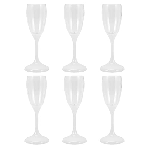 OSALADI 6 Unidades Luzes Decorativas Flautas Led Copo De Coquetel Brilham No Escuro Copos De Vinho T