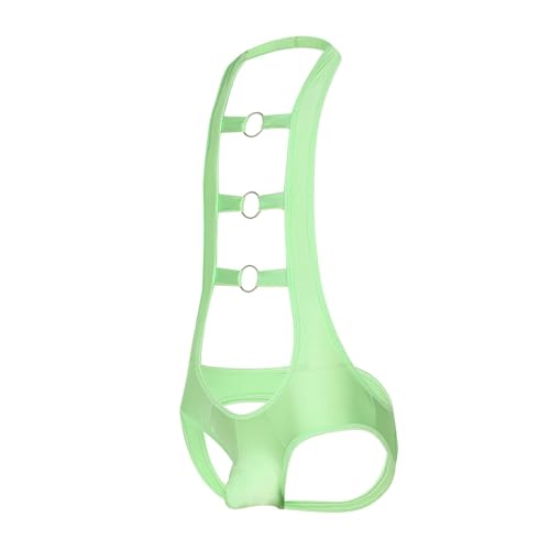 Lingerie For Men Sexy Slutty Jockstrap Underwear Set T Shaped Pants Leather Double Open Cut Color Mesh Low Waisted Briefs2