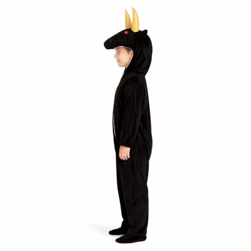 Image of Raj Costume Animal Fancy Dress Costume for Boys & Girls | Hooded Full Body Wildlife Zoo Animal Jumpsuit | Soft Costume for School Function, Fancy Dress, Halloween, Birthday, Cosplay & Role Play
