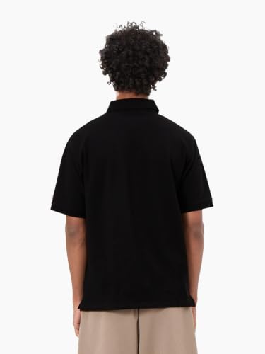 Image of LUDIC Core Polo T-Shirt, Dailymove Collection | Regular Fit | Stand-up Collars | 100% Organic Cotton, 240 GSM | Lightweight & Comfortable |Everyday Essential | Polo T-Shirt for Men