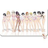 Ecchi Bleach Inoue Orihime Soifon Matsumoto Rangiku Kurotsuchi Nemu Shihouin Big Mouse Pad Dimensions:60X35X0.2 CM