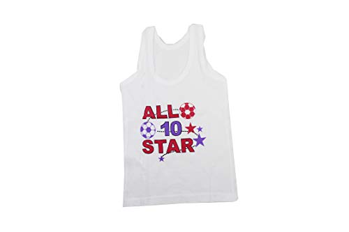 Image of White Boys' Underwear Vests /Baniyan Cotton Regular fit for Toddlers