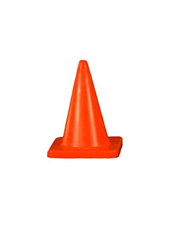 Cortina Sport Cone, Polyethylene 03-500-34, 5" Height, Orange #TOP5