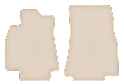 Tapis de voiture en velours beige élégant sur mesure pour Mercedes Classe B W245