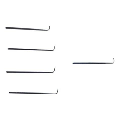 Mmjklkm 5Pcs Wig Hair Extension Hook Ventilating Needle for Wig Making Crochet Hook Tools Repair Lace Wigs Hook Needle Cover