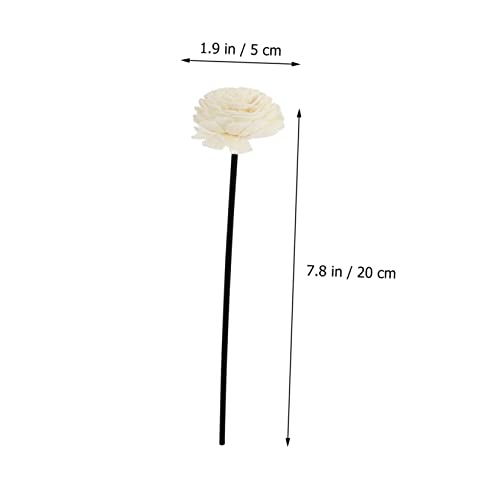 2 Piezas Palitos Difusores de Aceite Esencial con Flor de Crisantemo PE miniatura 6