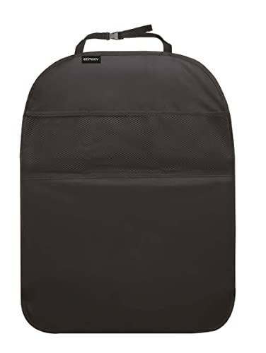 EZIMOOV - Universal waterproof car organiser for children seat protection, front backrest, storage, made of recycled plastic