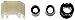 Dorman 14110 Shift Cable Bushing Kit Compatible with Select Models (OE FIX)