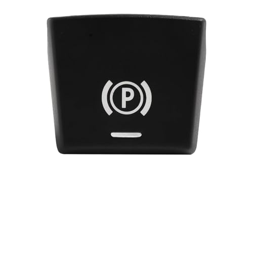 RichVibe Cubierta para interruptor de botón P de freno de mano Serie 5 Serie 7 F01 F02 F07 para F10 F11 F18 X3 X4 2014-2017, color negro para TPU para repuesto