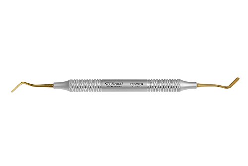 Dental Composite Filling Instrument #4 – Restorative Paddle Tool with Golden Plasma Coated Double Ended Ergonomic Handle 9