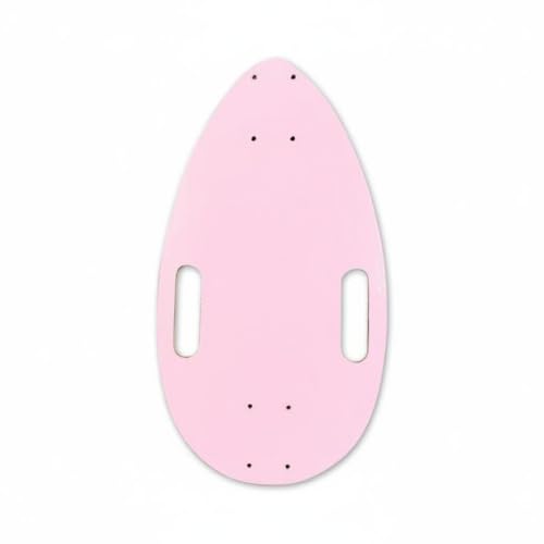 Image of KiBcsLic Mini Skateboard Deck Pre-Drilled Sports Gear Sturdy Board, Light Pink