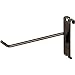 Econoco 6” Panel Display Hooks, Gridwall Hooks, Grid Hook for Gridwall, Display Hooks For Panel, Black, (Pack of 96)