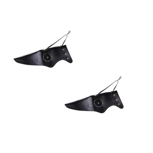 Mikikit Leather Arrow Bag Wear-Resistant Holder for Hunting and Practice Lightweight Design for Easy Carrying High Capacity for Various