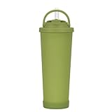 Botella de vacío portátil con revestimiento de cerámica inoxidable de 830 ml, color verde matcha