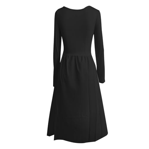 Robe midi décontractée col carré pour rester élégante sous la chaleur