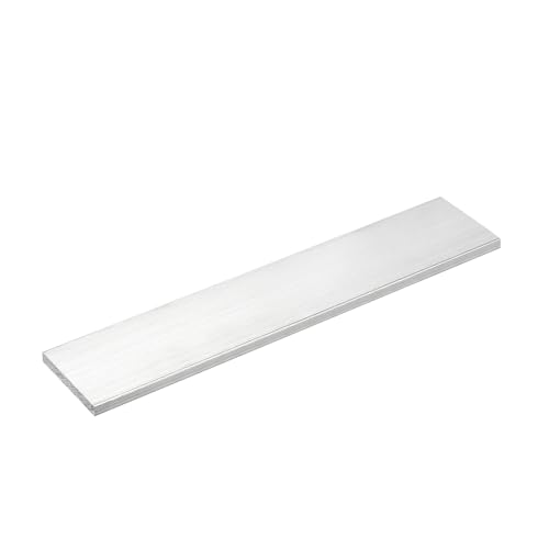 Image of uxcell Square Aluminum Flat Bar, 1 /4 inch Thick 2 inch Width 10 inch Length Square Aluminum Bar 6061 Aluminum Flat Plate, 6 x 50 x 254mm T6511 Solid New Mill Stock for Industrial Building