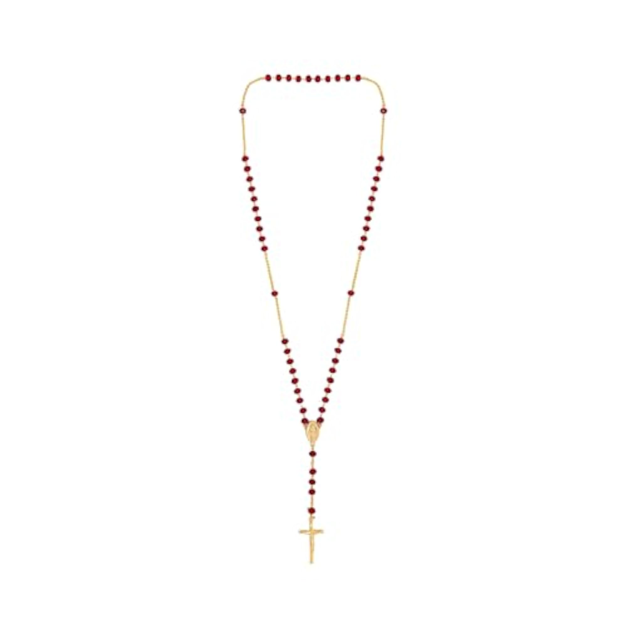 Black Crystal Rosary for Wedding & Communion