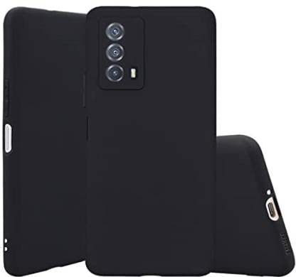 Image of Mobile Back Cover Case for IQOO Z5 (Silicone Case|CameraProtection|Black SC1510)