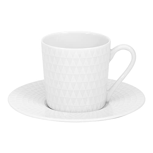 Table Passion - Tasse à café et sa sous-tasse Nymphea 12 cl (lot de 6)