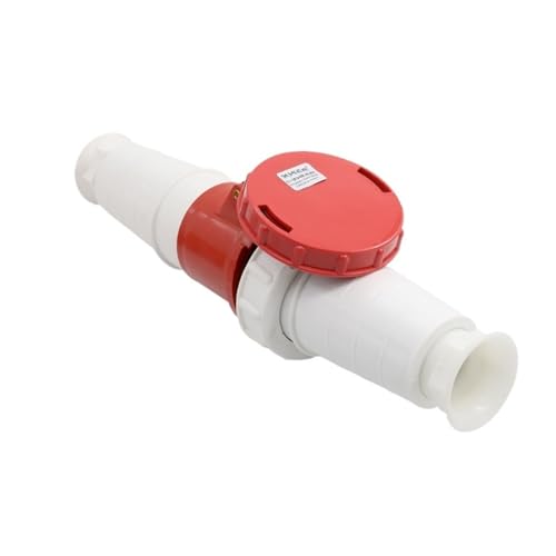 Conector aérea industrial 125A rojo 5 núcleos miniatura 1
