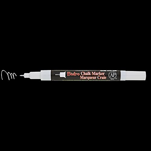 Uchida Bistro Chalk Marker - Extra Fine Tip - White
