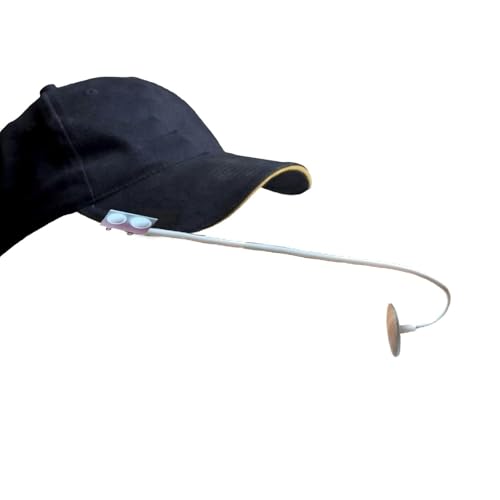 2pcs Ball Cap Rear View Mirrors,Upgrade Reduce Vibration,Safe for Rowing & Fishing,Durable
