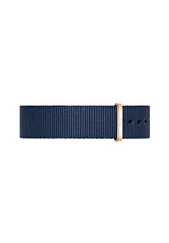 Daniel Wellington 32mm Daniel Wellington Classic Cornwall, Black/Rose Gold Watch Strap NATO Band 18 Mm Zwart Roségoud
