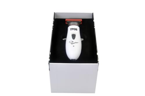Image of TPOB Ghost X Beard Trimmer Hair Clippers for Men, Professional Hair Trimmer DLC Blade Trimmer Cordless Rechargeable Edgers Clippers Electric Beard Trimmer Shaver for Home use or Barber (Ghost X White)