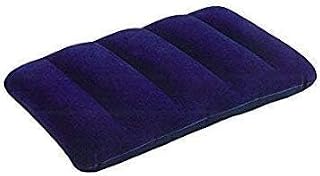 ZAPPIER Velvet Air Pillow Cushion Sleeping Bag Backpacking Pillow Soft Comfortable Air Inflatable Travel Pillow Tourist Pillow (Pack of 1 | Multicolor)