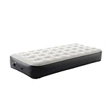 Outraveler Twin Size Air Mattress with Built-in Pump, Inflatable Bed Blow Up Mattress for Camping