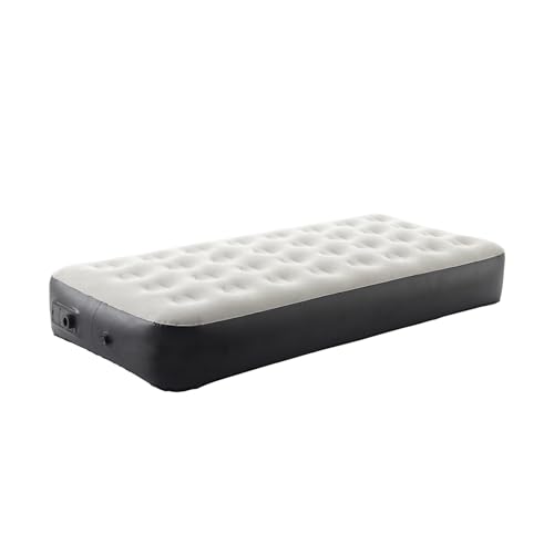 Outraveler Twin Size Air Mattress with Built-in Pump, Inflatable Bed Blow Up Mattress for Camping