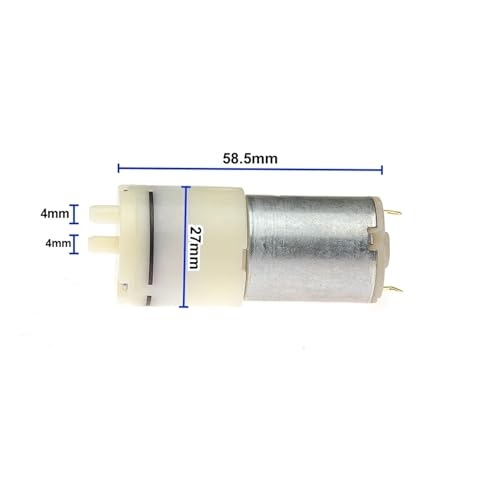 Bomba de aire 10W DC 3V 3.7V 5V 2.5A presión 120kpa bomba de vacío de presión negativa -45kpa miniatura 2