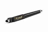 STYLUS CAPACITIF HAUTE SENSIBILITÉ - HYGIÉNIQUE ET PRECIS - Le caoutchouc capacitif sur le dessus garantit une interaction fluide et réactive sur n'importe quel écran tactile : smartphone, tablette, totem numérique, ATM et enregistrement aéroportuaire. Utilisez des écrans publics sans les toucher avec les doigts. Parfait pour les signatures numériques, les notes rapides sur les applications, et la navigation précise même avec les mains occupées. Compatible avec tous les écrans capacitifs sur le marché.