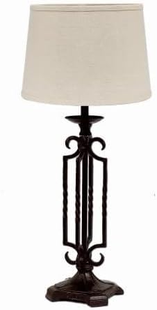 Miniatura 9 de Wellington Spindle Black - Lámpara decorativa de 3 x 6 pulgadas, estilo campestre, decoración primitiva para el hogar