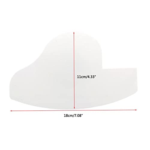 Hairline Enhancing Card Barber Line Up Beard Shaping Template Beard Design Template Model Hairdressing Hair Styling Tool (1PCS) - Image 2